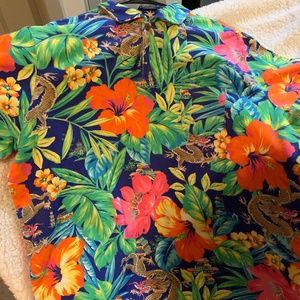 Hawaiian polo shirt